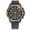 Tommy Hilfiger Men’s Quartz Silicone Strap Grey Dial 45mm Watch 1791792