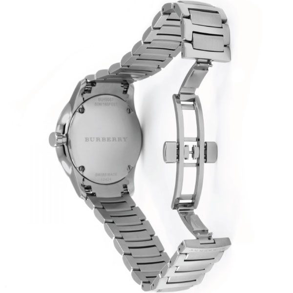 Burberry Men’s Swiss Made Stainless Steel Blue Dial 40mm Watch BU10007