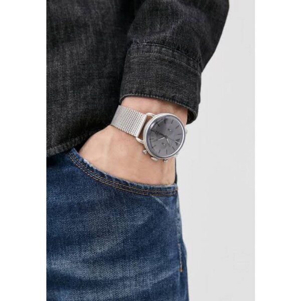 Emporio Armani Men’s Quartz Stainless Steel Grey Dial 43mm Watch AR11383