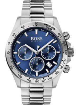 Hugo Boss Men’s Chronograph Stainless Steel Blue Dial 45mm Watch 1513755