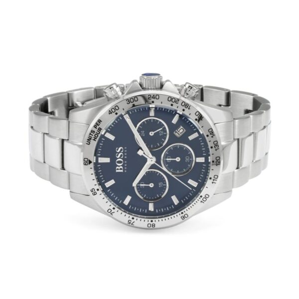 Hugo Boss Men’s Chronograph Stainless Steel Blue Dial 45mm Watch 1513755