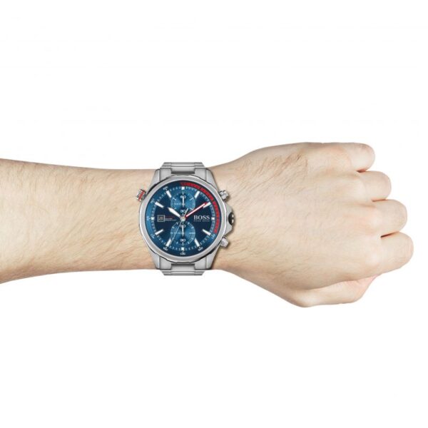 Hugo Boss Men’s Quartz Stainless Steel Blue Dial 46mm Watch 1513823