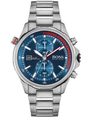 Hugo Boss Men’s Quartz Stainless Steel Blue Dial 46mm Watch 1513823