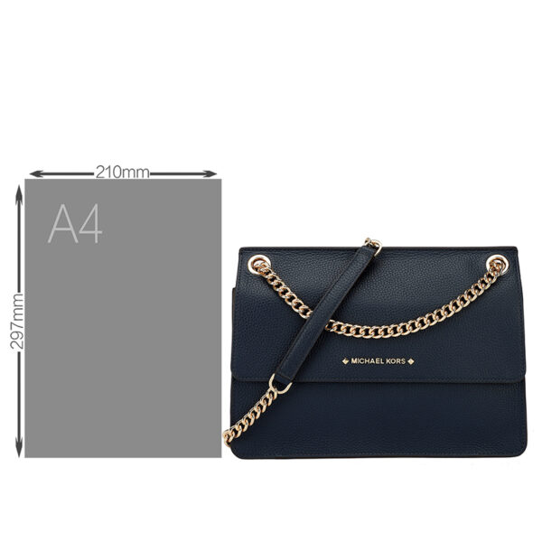 Michael kors navy blue chain bag