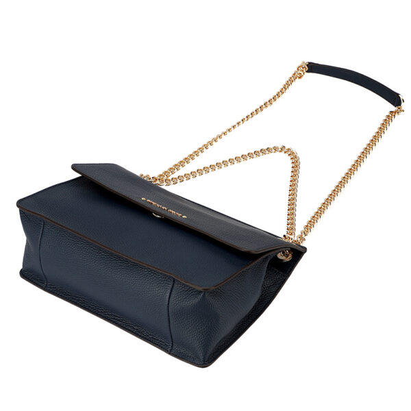 Michael kors navy blue chain bag