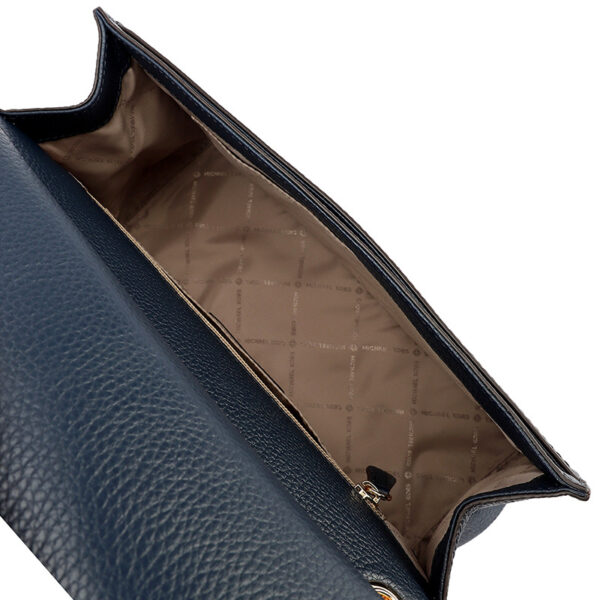 Michael kors navy blue chain bag
