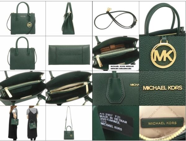 Medium Mercer Crossbody Bag 35S1GM9M2L- Racing Green