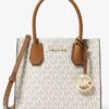 Mercer Medium Logo and Leather Accordion Crossbody Bag