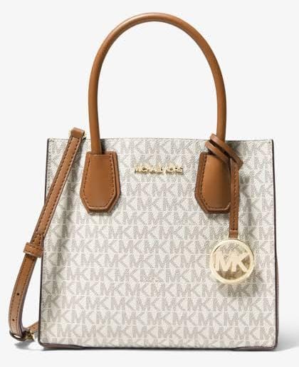 Mercer Medium Logo and Leather Accordion Crossbody Bag