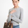 Mercer Medium Logo And Leather Accordion Crossbody Bag