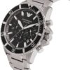Emporio Armani Men’s Quartz Stainless Steel Black Dial 43mm Watch AR11360