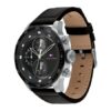 Tommy Hilfiger Men’s Quartz Leather Strap Black Dial 46mm Watch 1791810