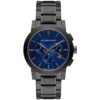 BURBERRY Men’s Swiss made Stainless Steel Blue Dial 42mm Watch BU9365
