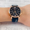 Tommy Hilfiger Men’s Quartz Blue Silicone Strap Blue Dial 46mm Watch 1791474