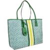 Tory Burch Gemini Ladies Large Arugula Canvas Tote Bag 53303-362