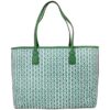 Tory Burch Gemini Ladies Large Arugula Canvas Tote Bag 53303-362