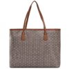 Tory Burch Gemini Link Canvas Top Zip Tote Light Umber Gemini Link One Size 58450-905