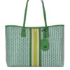 Tory Burch Gemini Ladies Large Arugula Canvas Tote Bag 53303-362