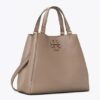 Tory Burch MCGRAW SMALL CARRYALL McGraw Small carryall tote 2way shoulder bag leather gray 51065