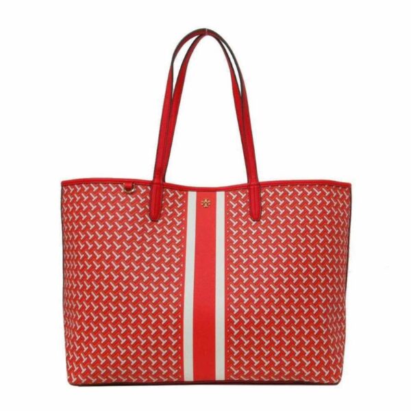 Tory Burch T-Zag Tote Red