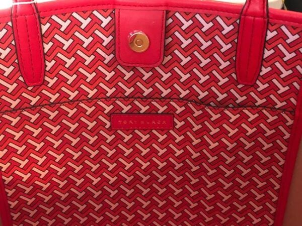 Tory Burch T-Zag Tote Red