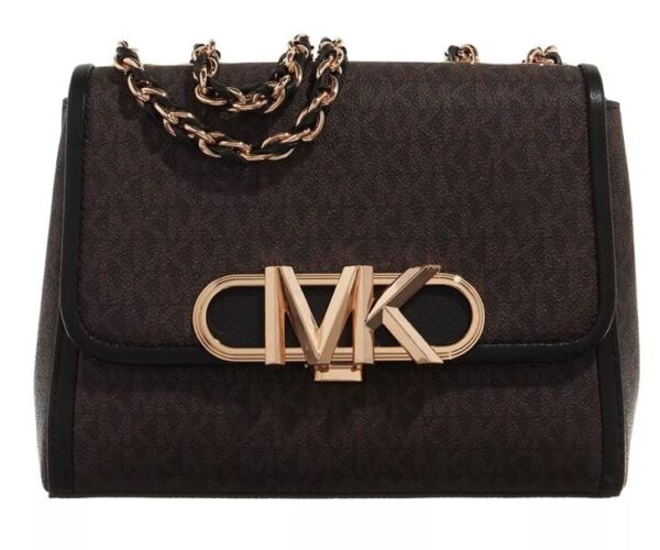 Parker Medium Convertible Chain Shoulder Brown Black