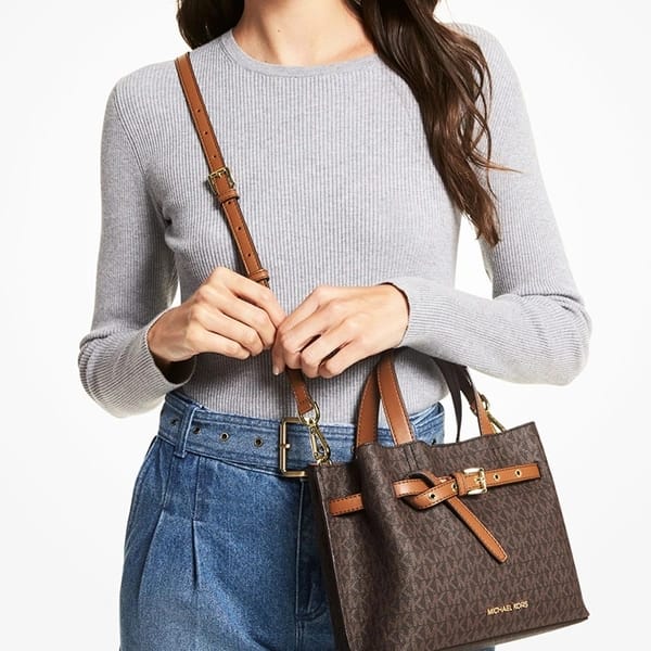 Emilia Small Logo Satchel