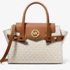 Carmen Medium Logo Belted Satchel