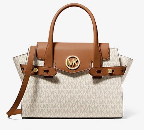 Carmen Medium Logo Belted Satchel