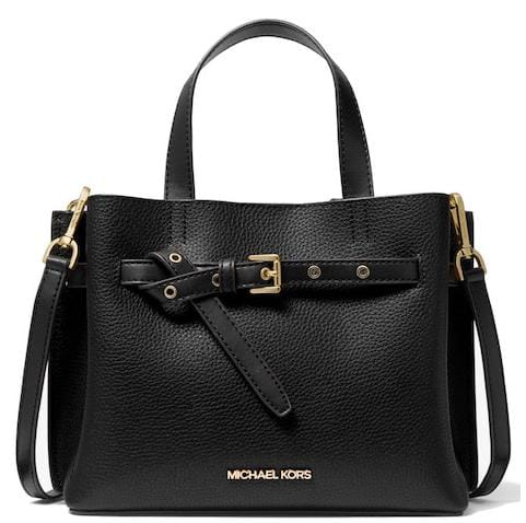 Emilia Small Pebbled Leather Satchel