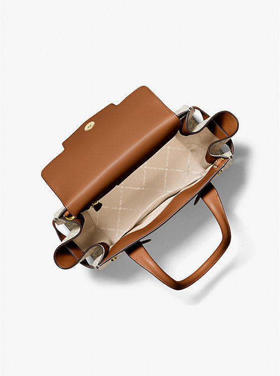Carmen Medium Logo Belted Satchel