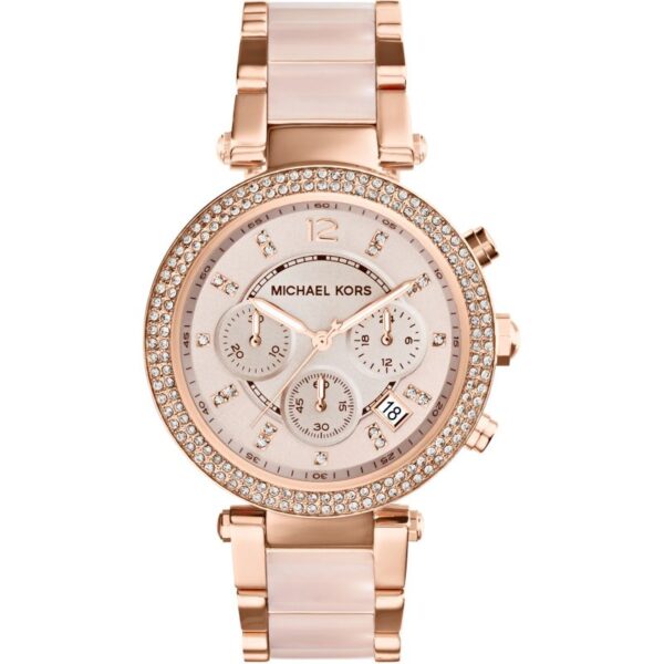 Michael Kors Rose Gold-Tone Parker Watch