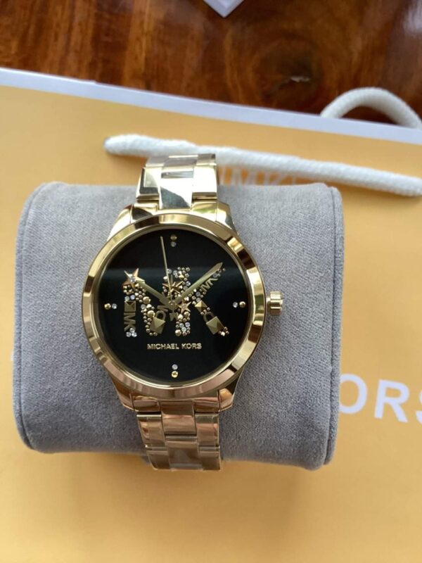 Michael Kors Womens Quartz Runway Gold Watch