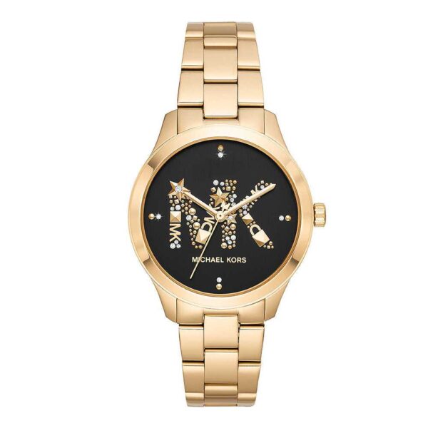 Michael Kors Womens Quartz Runway Gold Watch