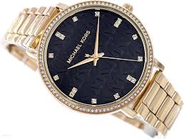 Pyper Three-Hand Gold-Tone Alloy Metal Women's Watch (Model: MK4593)