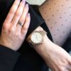 Pyper Three-Hand Rose Gold-Tone Alloy Metal Women's Watch (Model: MK4594)