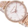 Pyper Three-Hand Rose Gold-Tone Alloy Metal Women's Watch (Model: MK4594)