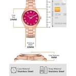 Michael Kors Lennox Pink Dial Ladies Watch MK7462