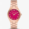 Michael Kors Lennox Pink Dial Ladies Watch MK7462