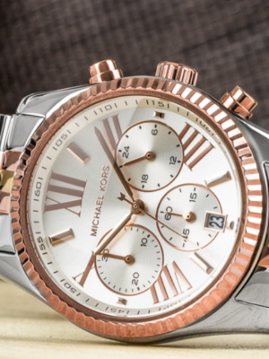 Michael Kors Tri-Tone Lexington Watch - MK5735