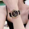 NEW Michael Kors Janelle Jan Black & Gold Watch MK7313