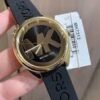 NEW Michael Kors Janelle Jan Black & Gold Watch MK7313