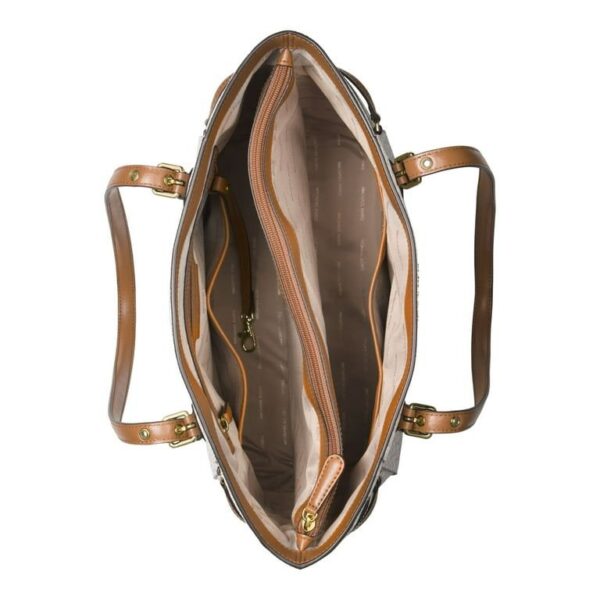 MICHAEL KORS SIGNATURE VOYAGER MULTIFUNCTION TOTE