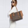 MICHAEL KORS SIGNATURE VOYAGER MULTIFUNCTION TOTE