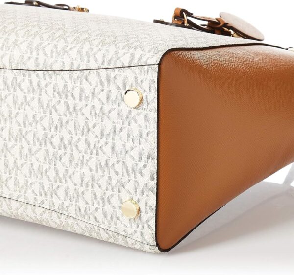 MICHAEL KORS SIGNATURE VOYAGER MULTIFUNCTION TOTE