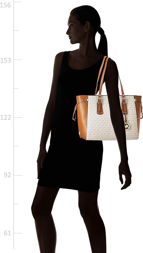 MICHAEL KORS SIGNATURE VOYAGER MULTIFUNCTION TOTE