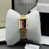Gucci G-Frame Mother Of Pearl Dial Yellow Gold Mesh Bracelet Watch For Women - YA147410
