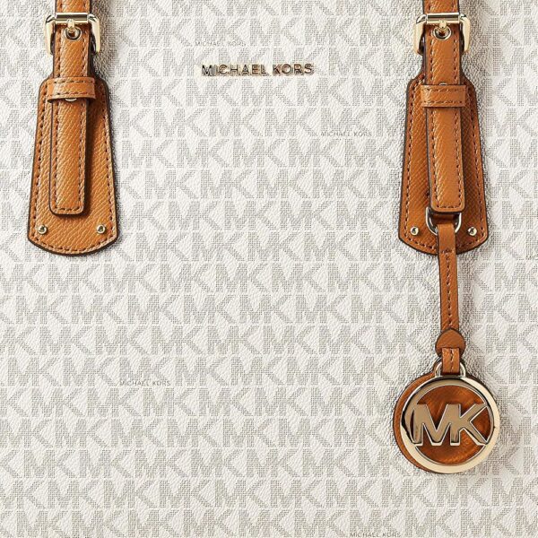 MICHAEL KORS SIGNATURE VOYAGER MULTIFUNCTION TOTE
