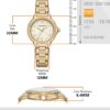 Emporio Armani Mia Crystals Gold Dial Gold Steel Strap Watch for Women - AR11609