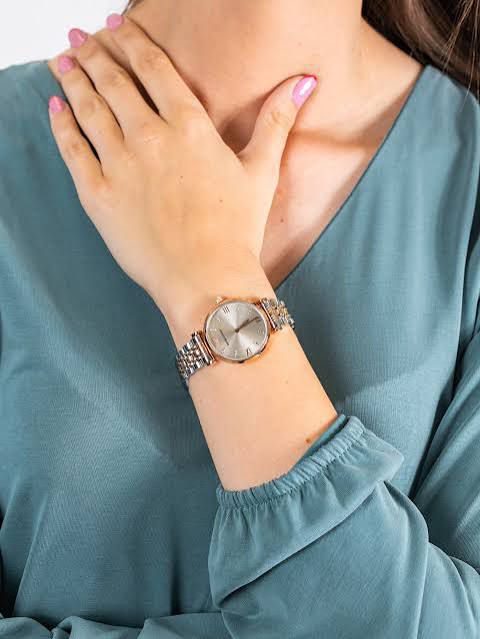 Emporio Armani Ladies Two Tone Watch AR1840 - 32mm